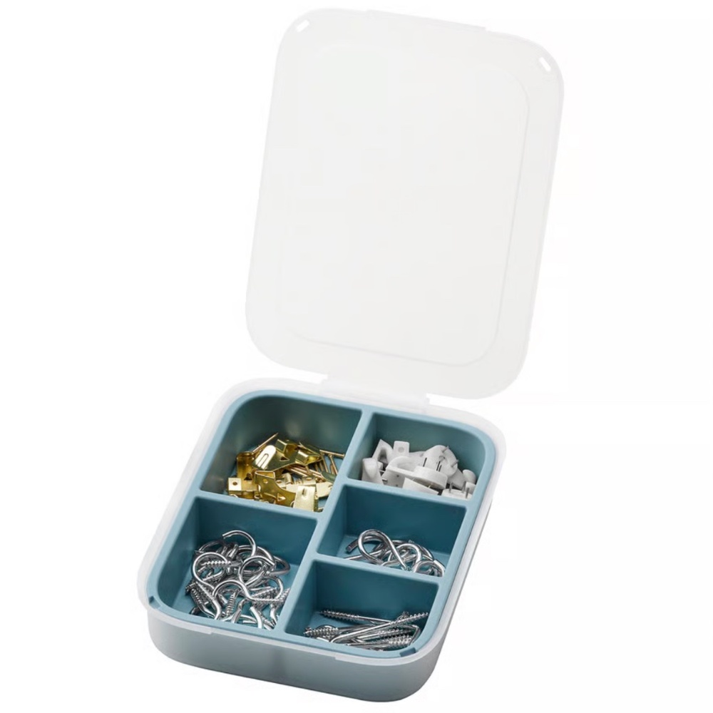 IKEA TRIXIG 85-Piece Hooks And Hanging Set (205.637.44) NEW